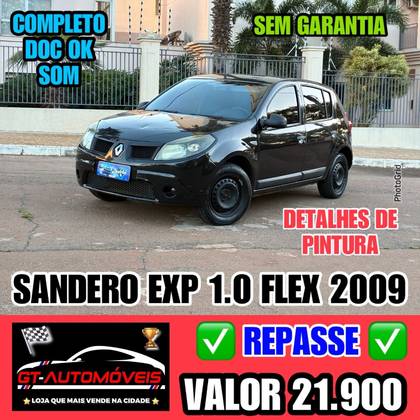 RENAULT SANDERO 1.0 AUTHENTIQUE 16V FLEX 4P MANUAL RENAULT SANDERO 1.0 AUTHENTIQUE 16V FLEX 4P MANUAL